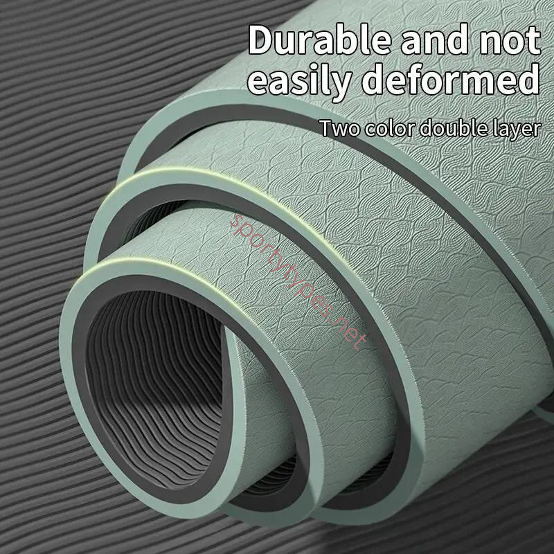 Green Yoga Mat Non Slip