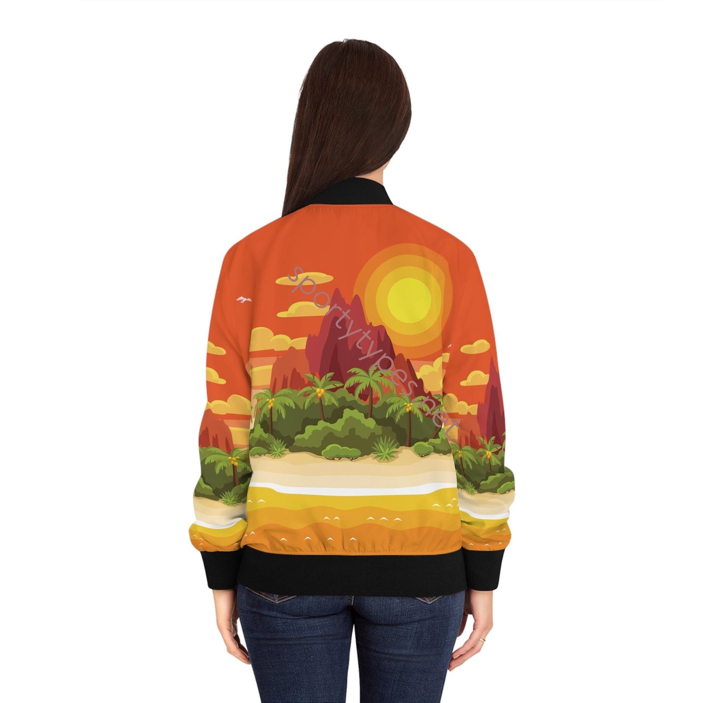 Women's Tropical Bomber Jacket