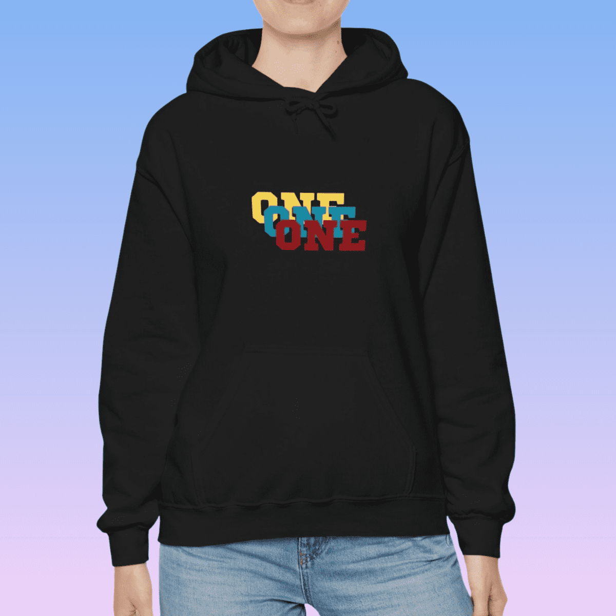 Black Women's 'ONE' Hoodie