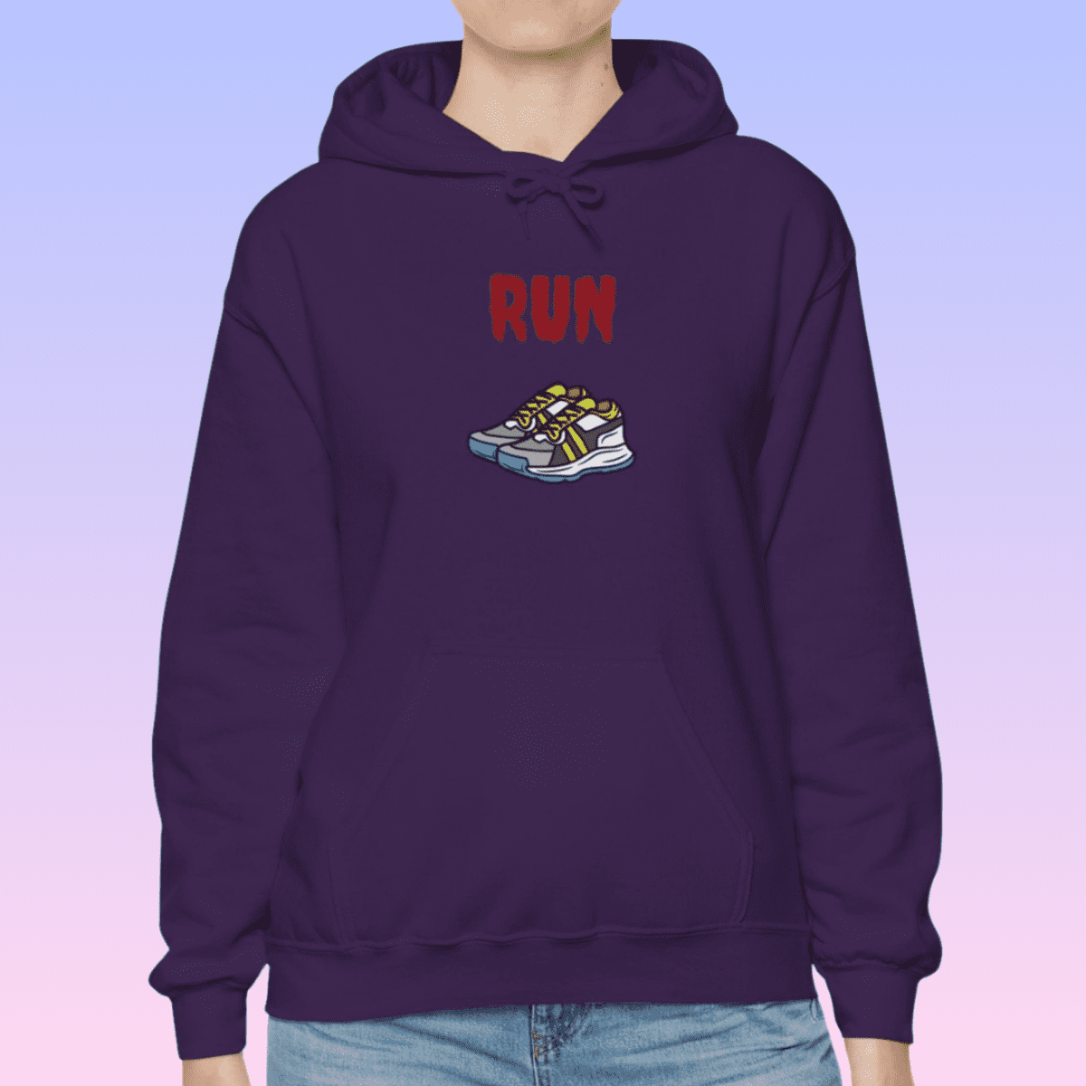 Purple Women's Running Hoodie