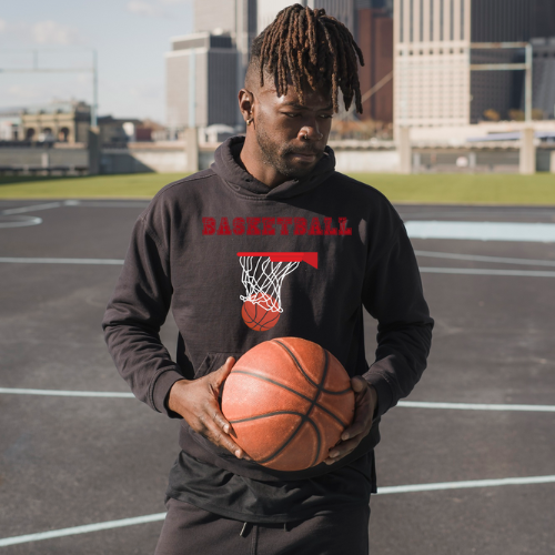 Men's Basketball Pullover Sweatshirt - Sporty Types