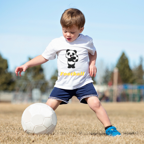Toddlers Football Fan T-Shirt - Sporty Types