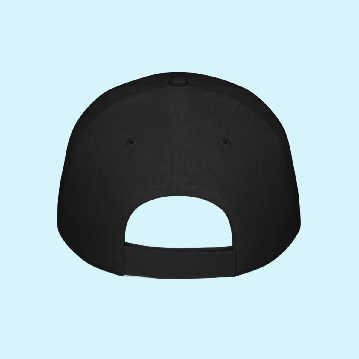 Black Flamed Baseball Cap