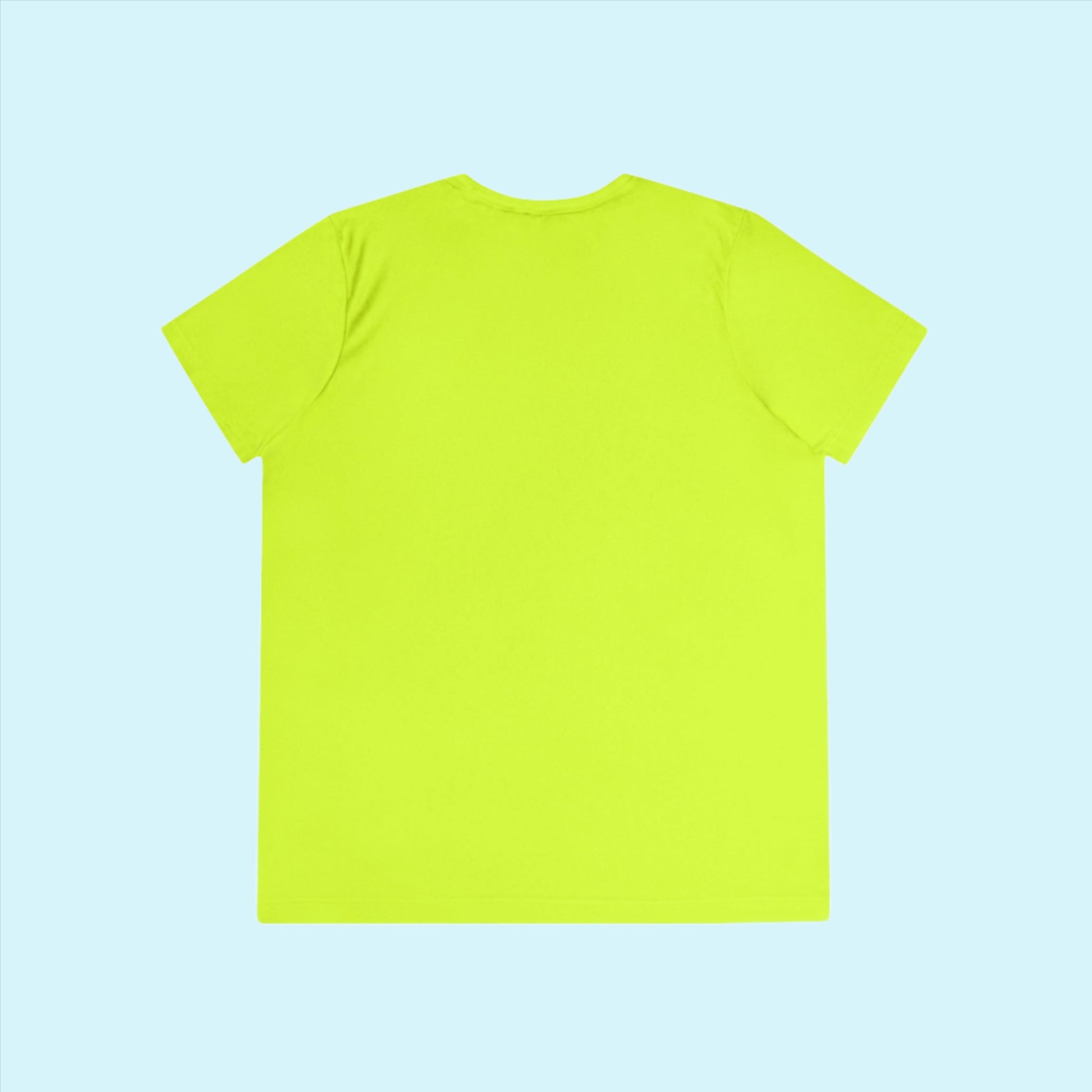 Neon Yellow Women's Run Club Moisture Wicking Tee