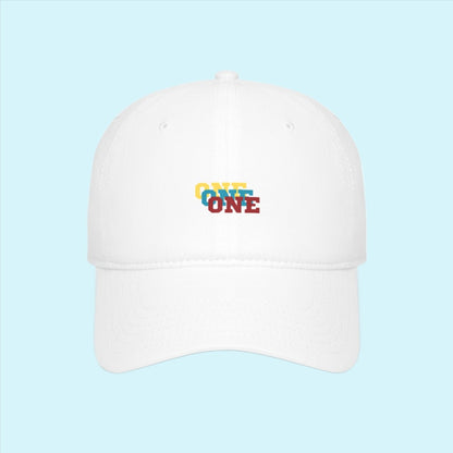 White 'ONE' Baseball Cap