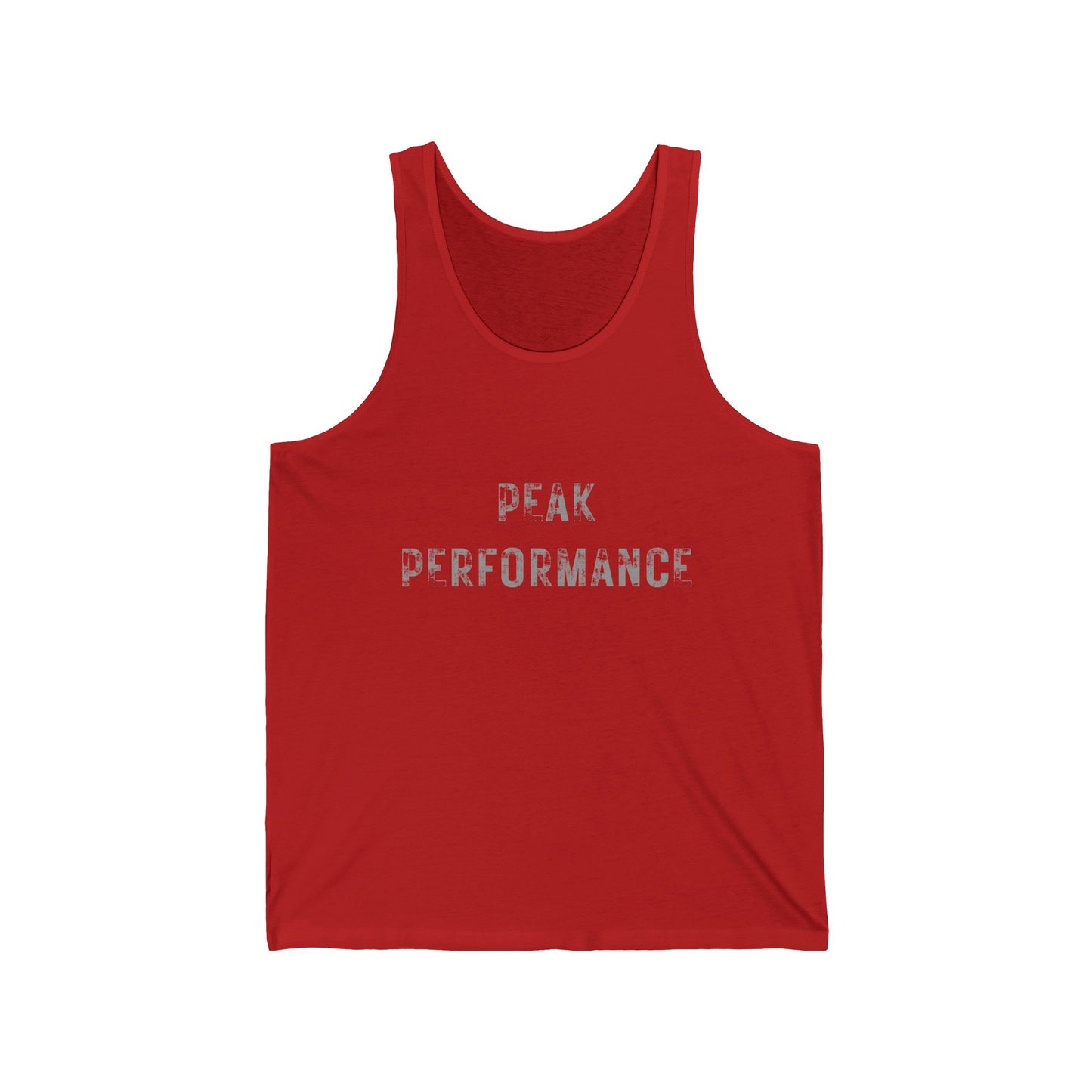 Men's Peak Performance Silver Distressed Print Tank Top