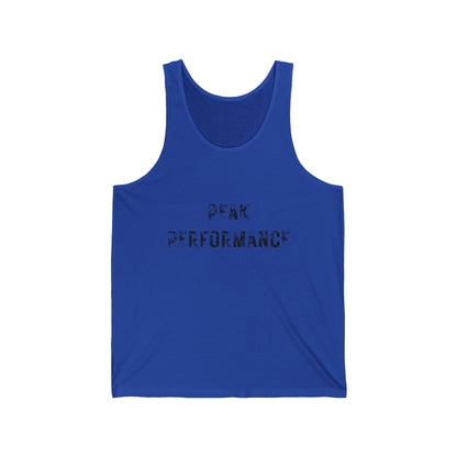 Men's Peak Performance Black Distressed Print Tank Top