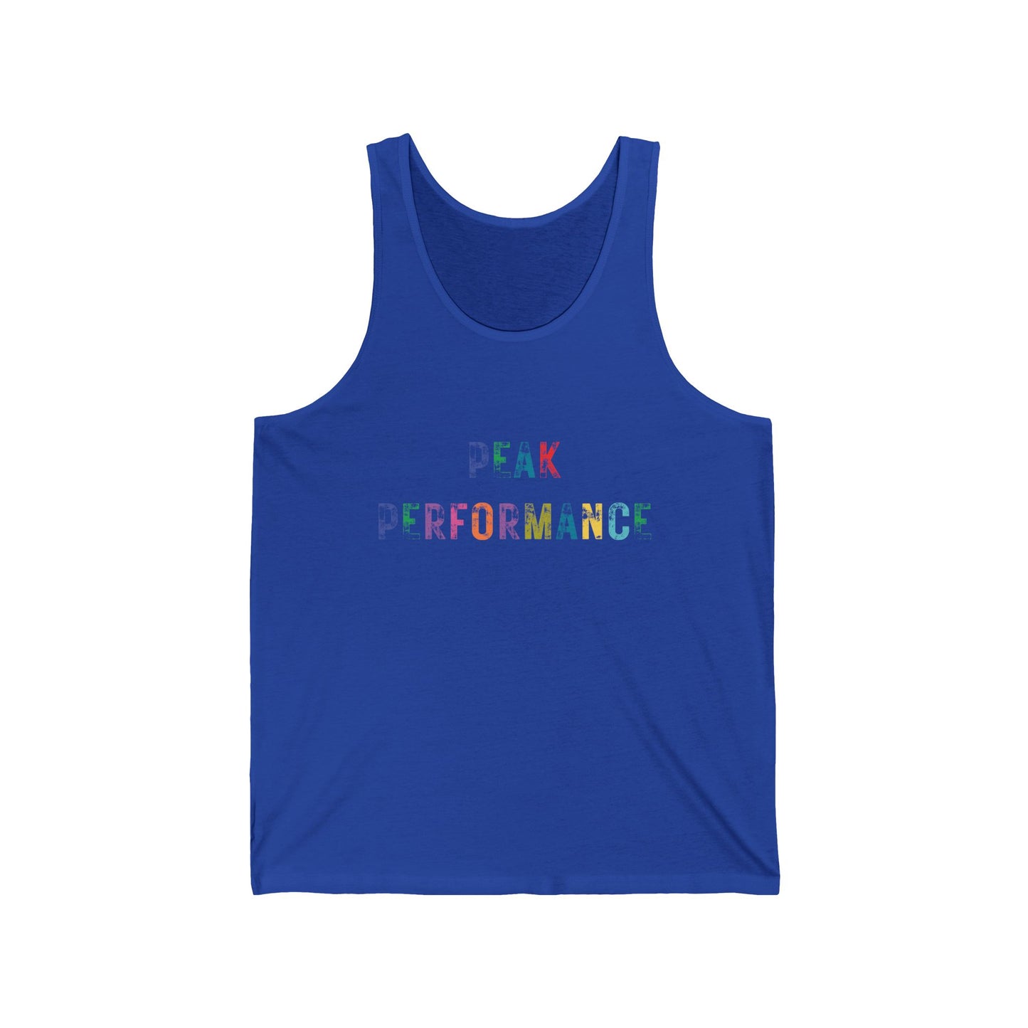 Men's Peak Performance Rainbow Distressed Print Tank Top