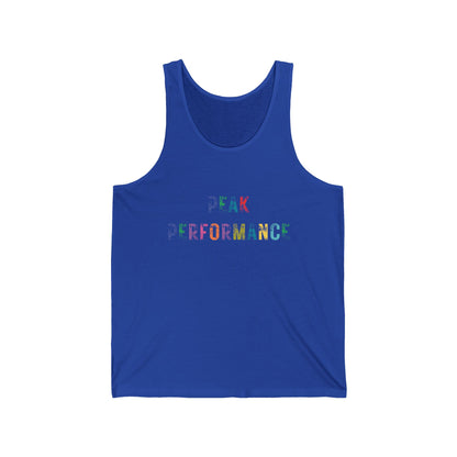 Men's Peak Performance Rainbow Distressed Print Tank Top