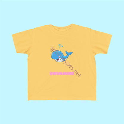 Butter Toddler Swimming Fan Jersey T-Shirt