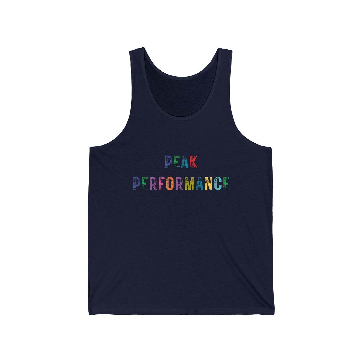 Men's Peak Performance Rainbow Distressed Print Tank Top