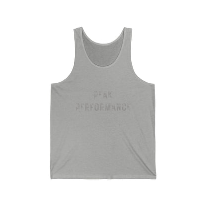Men's Peak Performance Silver Distressed Print Tank Top