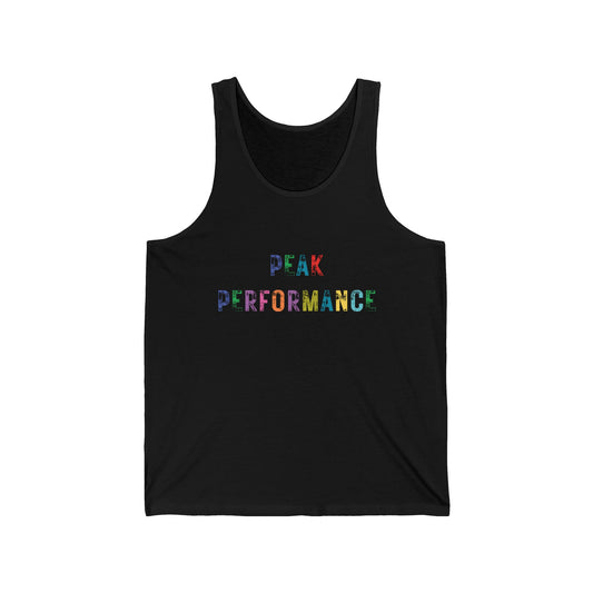 Men's Peak Performance Rainbow Distressed Print Tank Top