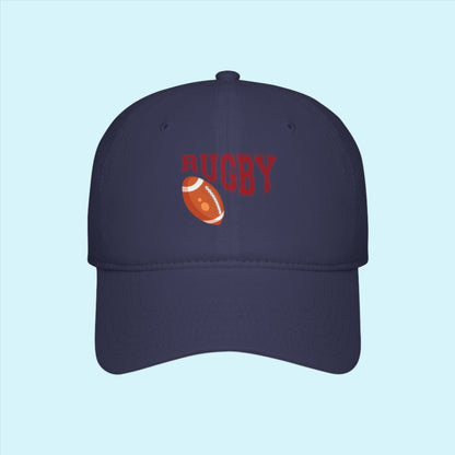 Navy Rugby Theme Baseball Cap