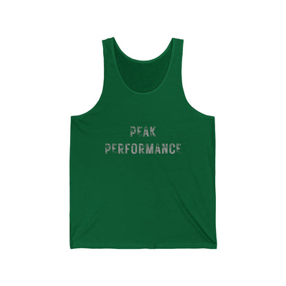 Men's Peak Performance Silver Distressed Print Tank Top
