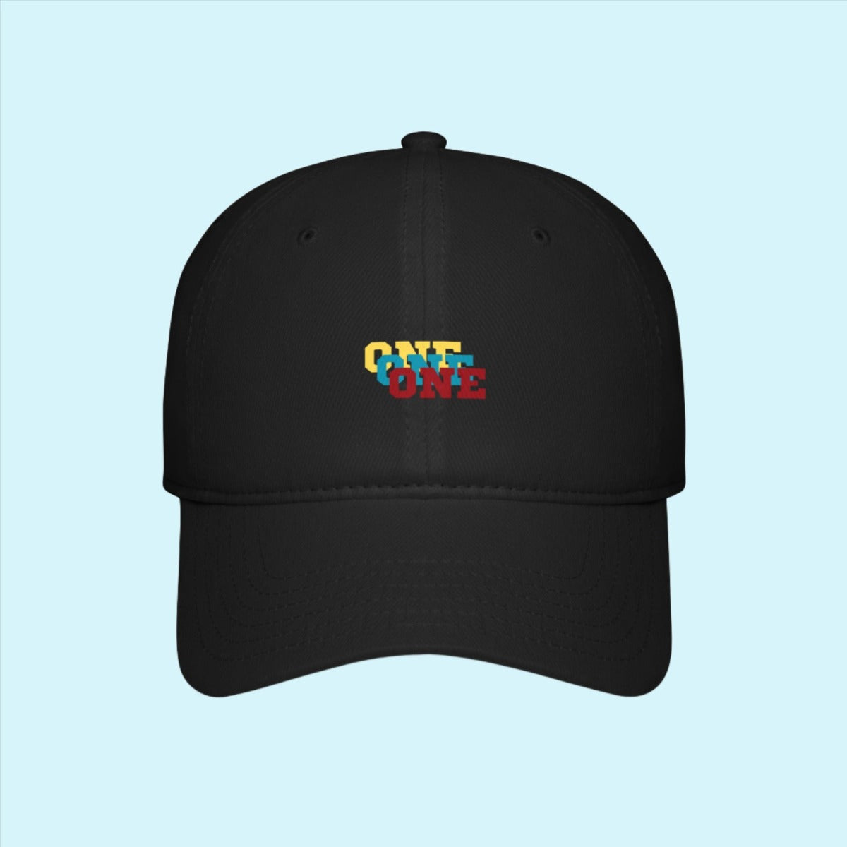 Black 'ONE' Baseball Cap
