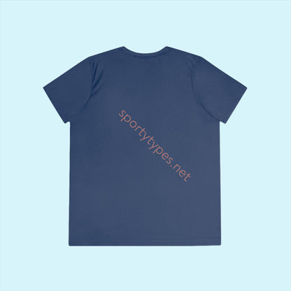 Navy Women's Triathlon Theme Moisture Wicking Tee