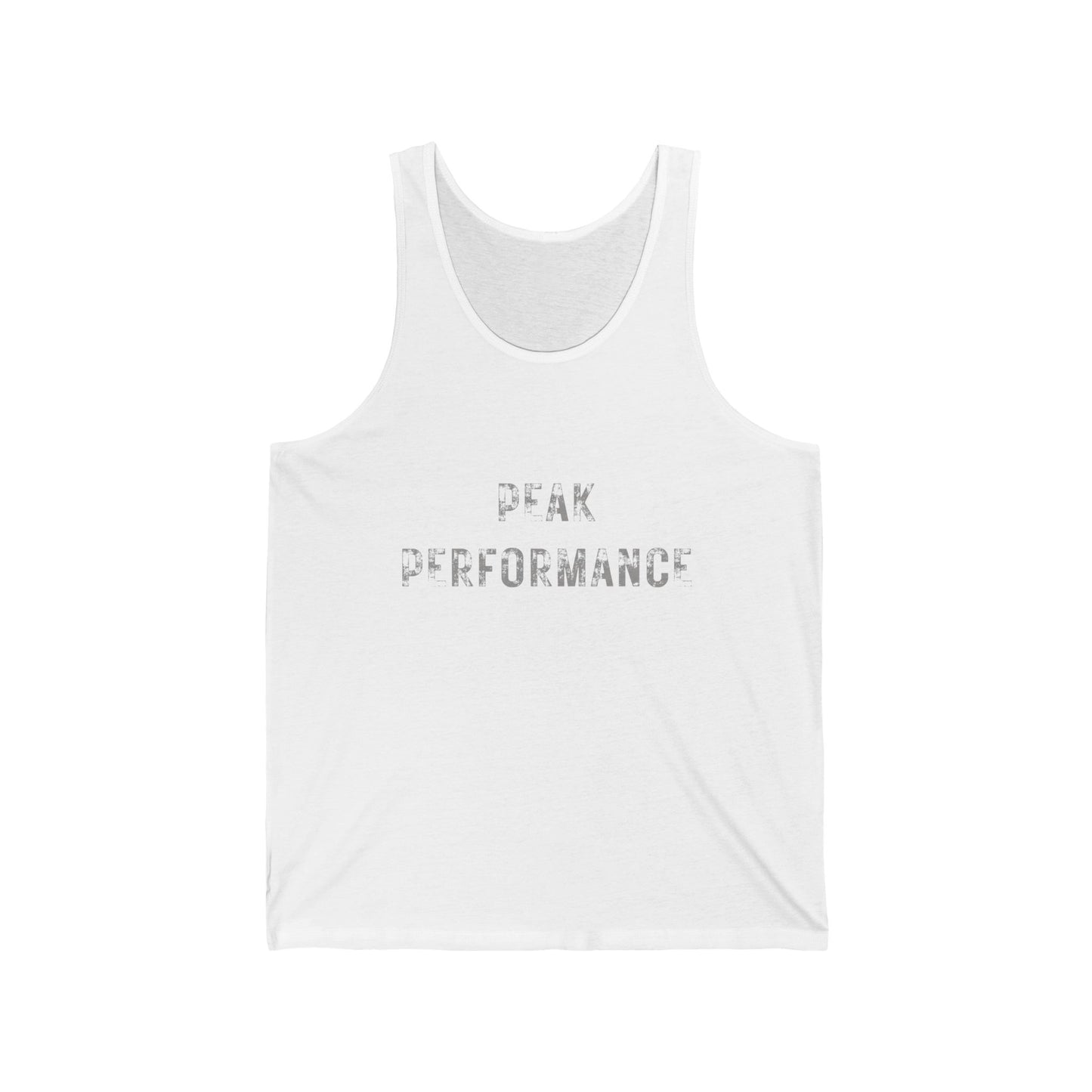 Men's Peak Performance Silver Distressed Print Tank Top