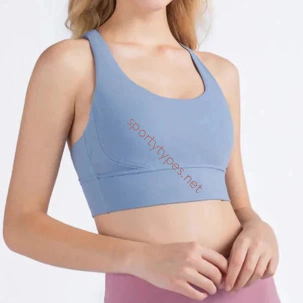 Sky Blue Women's Breathable Yoga Top