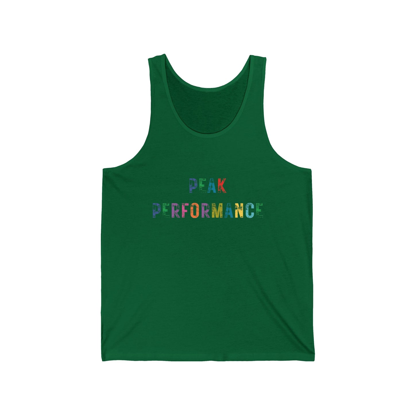 Men's Peak Performance Rainbow Distressed Print Tank Top