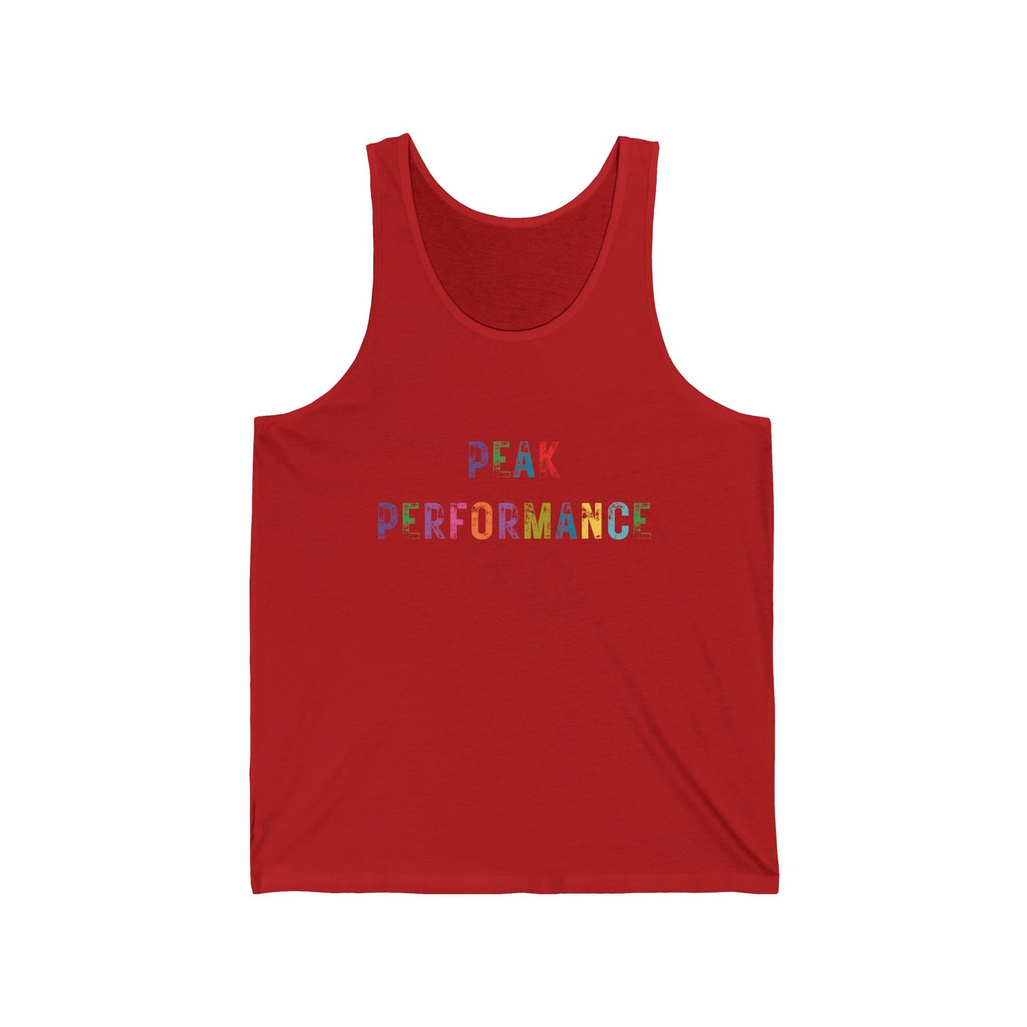 Men's Peak Performance Rainbow Distressed Print Tank Top