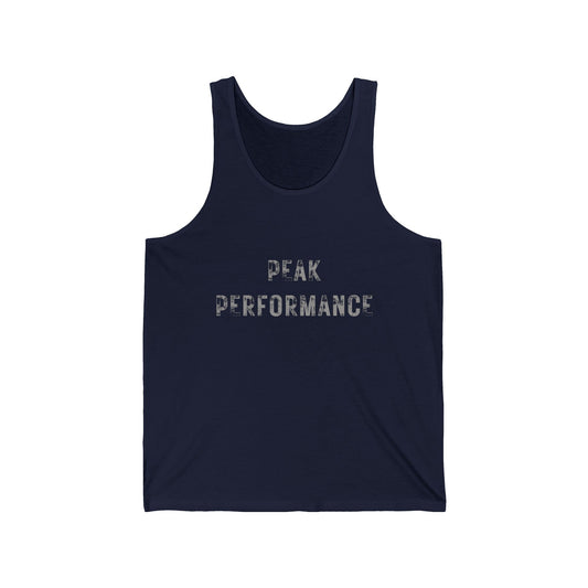 Men's Peak Performance Silver Distressed Print Tank Top