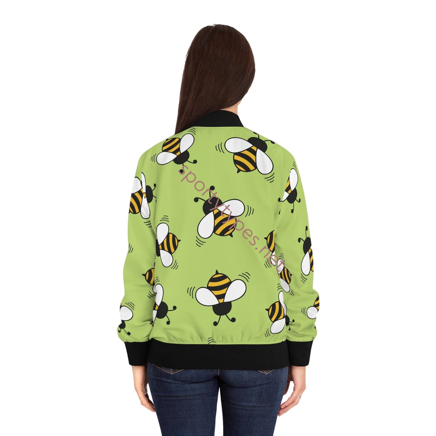 Women's Honey Bees Bomber Jacket