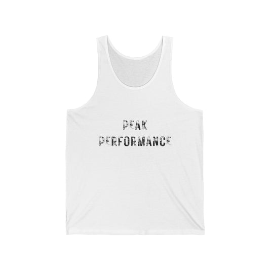Men's Peak Performance Black Distressed Print Tank Top