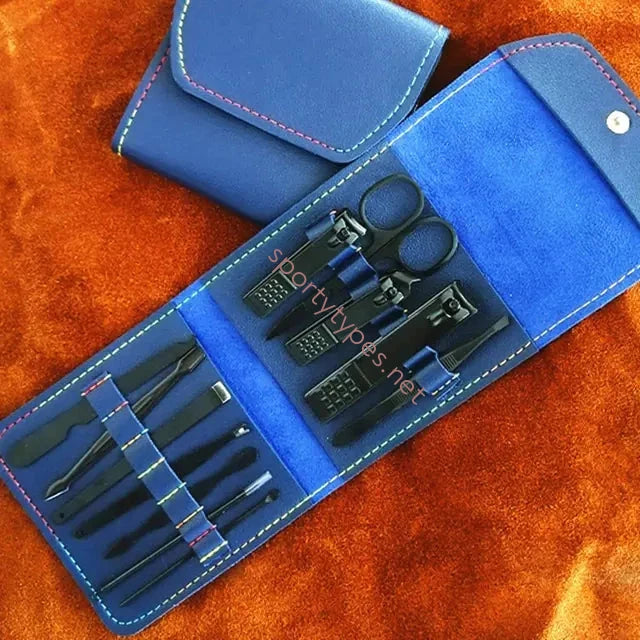 Blue Nail Clippers Tool Set