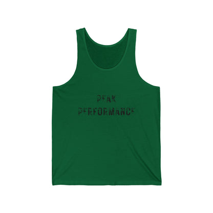 Men's Peak Performance Black Distressed Print Tank Top