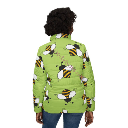 Women’s Honey Bees Puffer Jacket