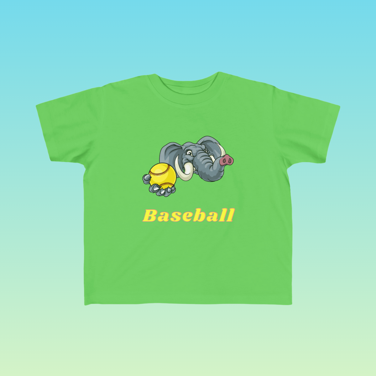 Apple Toddler Baseball Fan Jersey T-Shirt