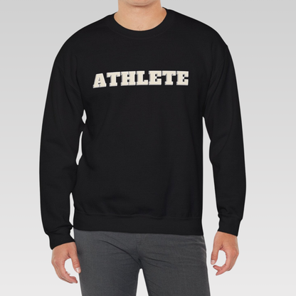 Black Men's Athlete Heavy Blend Sweatshirt