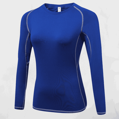 Women's Blue PRO  Long-sleeved Top
