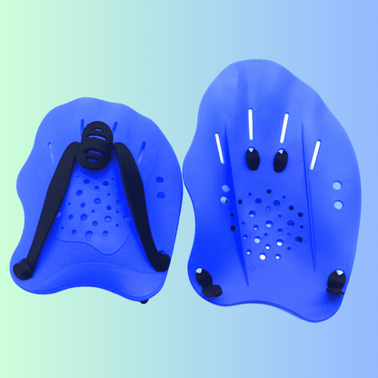 Blue Swim Training Hand Paddles