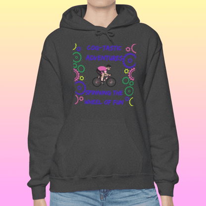 Dark Heather Women's Cog-tastic Adventures Hoodie