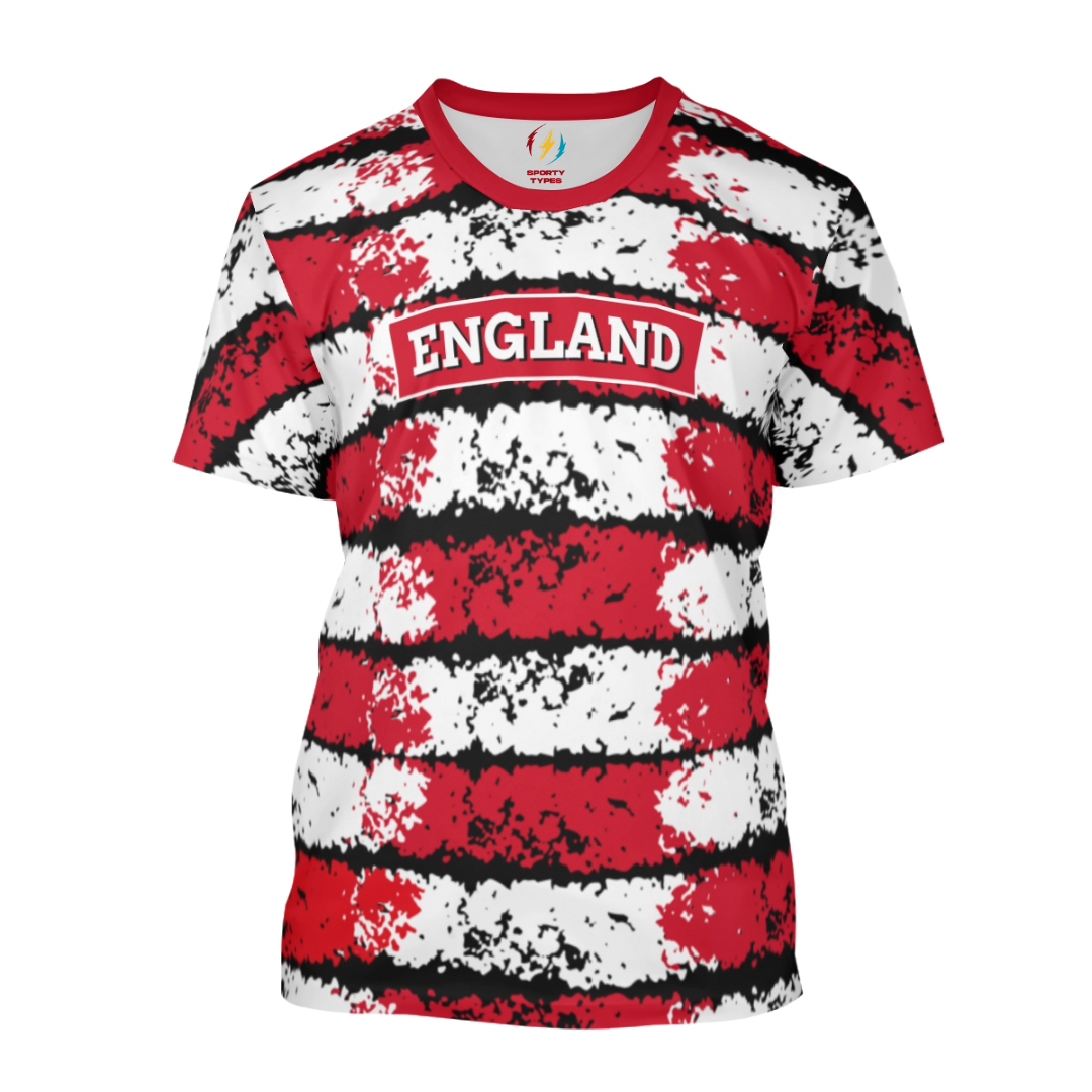England Women's Supporter T-Shirt – Red & White