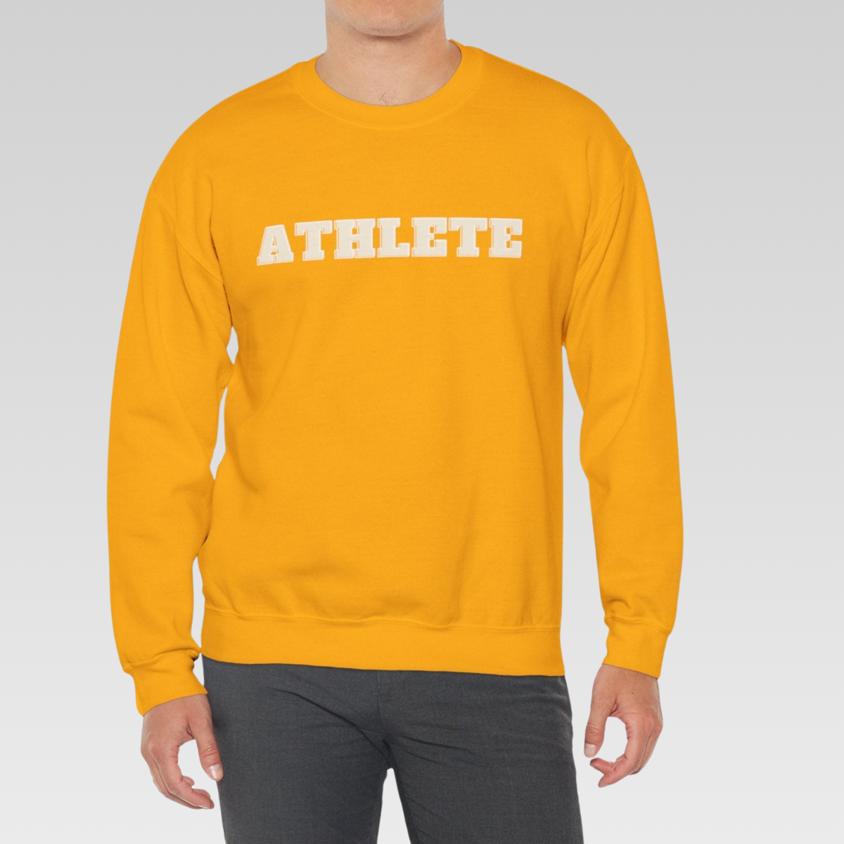 Gold Men's Athlete Heavy Blend Sweatshirt