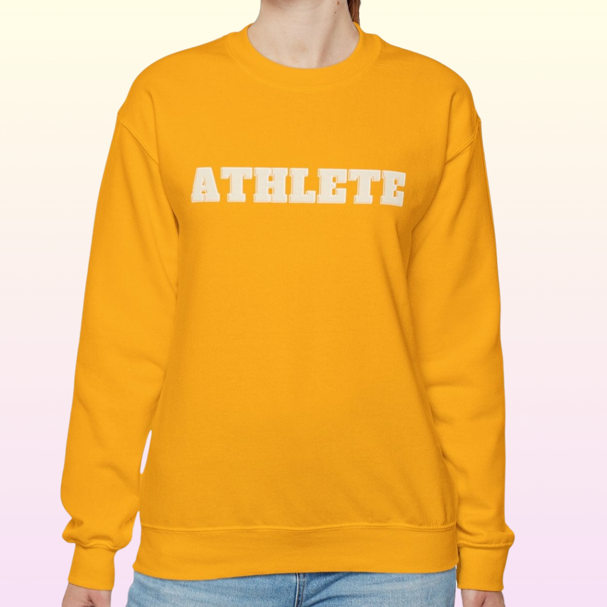 Gold Women's Athlete Heavy Blend Sweatshirt