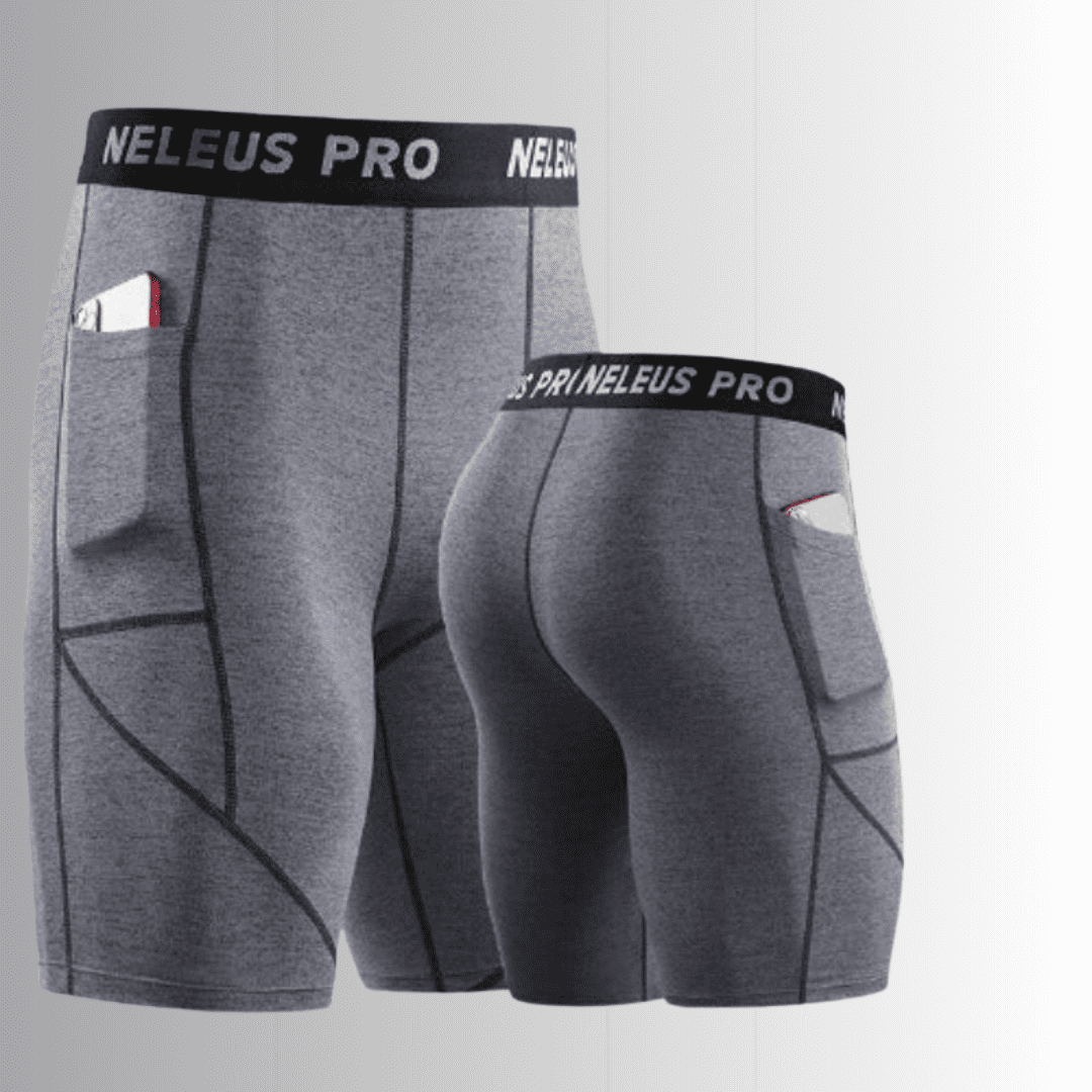 Men's Gray Compression Shorts