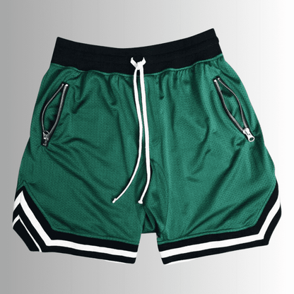 Men's Green Basketball Shorts