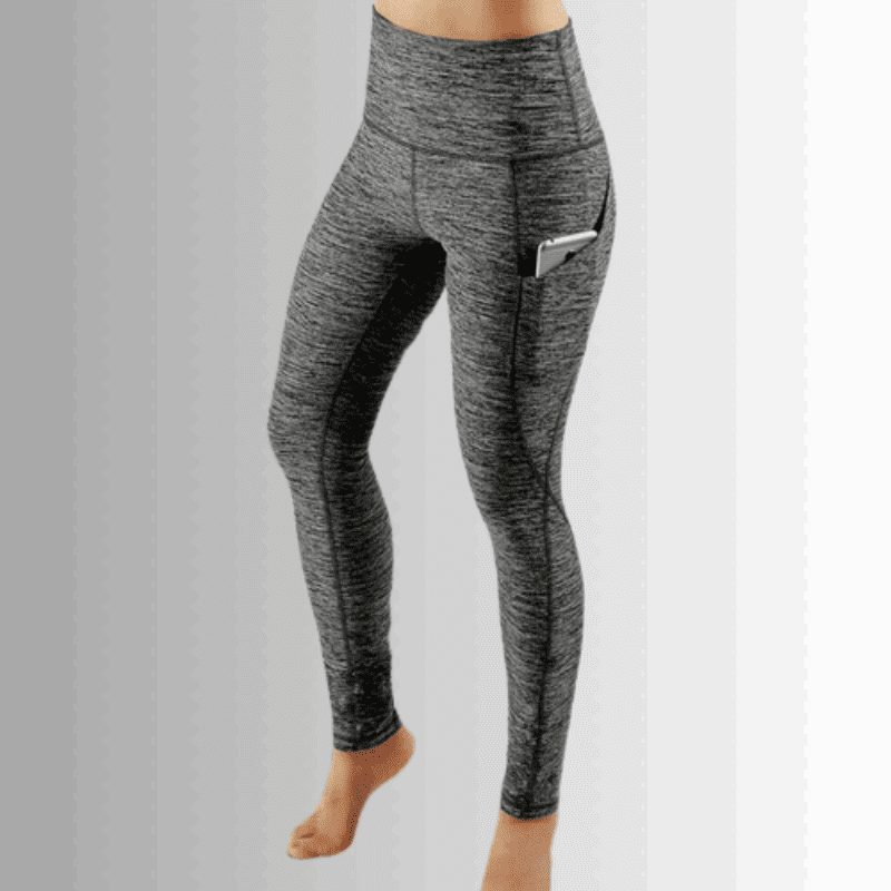 Plain Hemp Gray Colored Yoga Pants