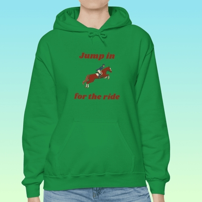 Irish Green Women's Showjumping Hoodie