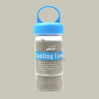 Gray Microfiber Sports Towel