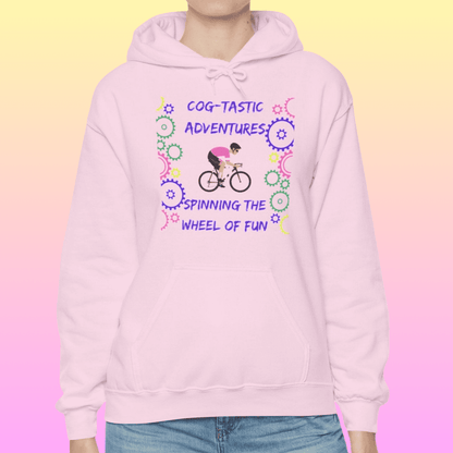 Light Pink Women's Cog-tastic Adventures Hoodie