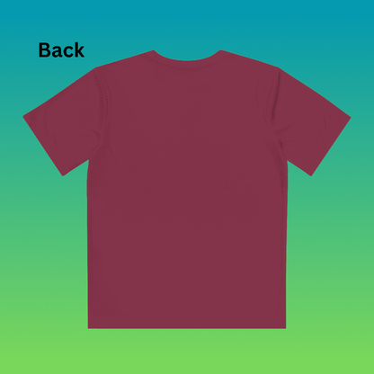 Maroon Youth Soccer Vibes Moisture-Wicking Tee
