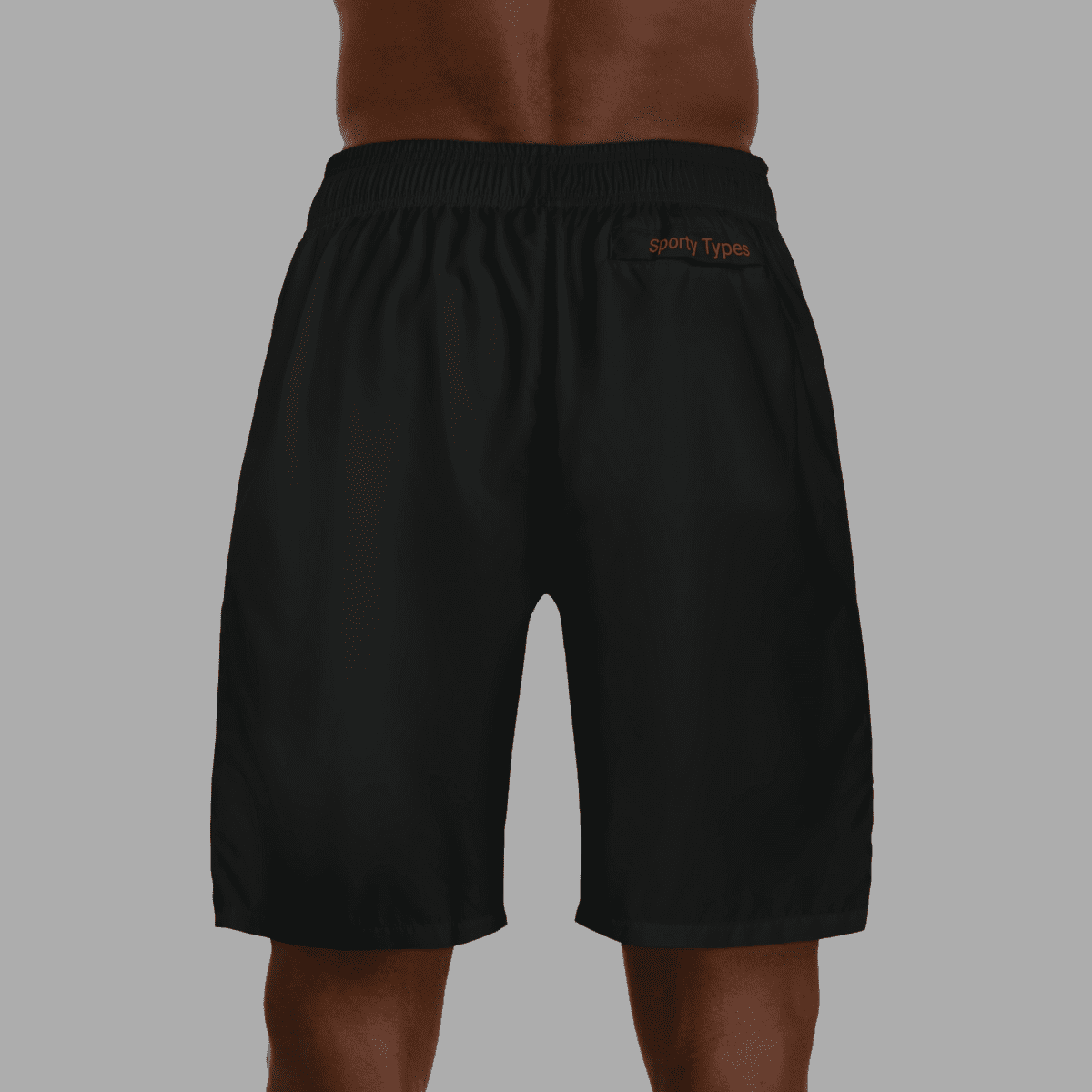 Men's Black Sporty Types Jogger Shorts