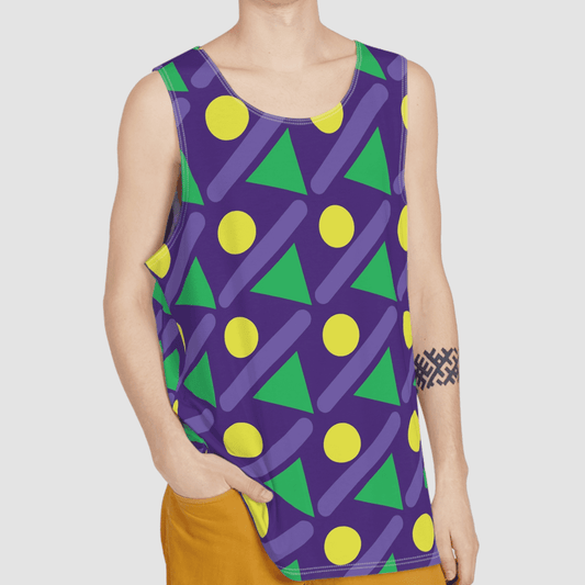 Men's Geometric Tank Top