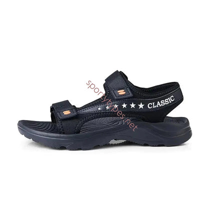 Black Men's Lightweight Athletic Sandals