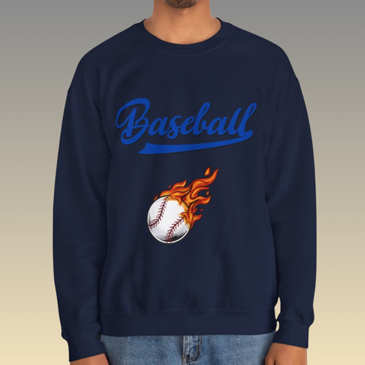 Navy Men's Baseball Heavy Blend Sweatshirt